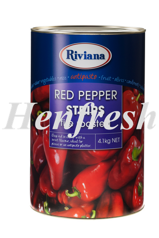 Riviana Roasted Red Pepper Strips 3xA12 (4.2kg)