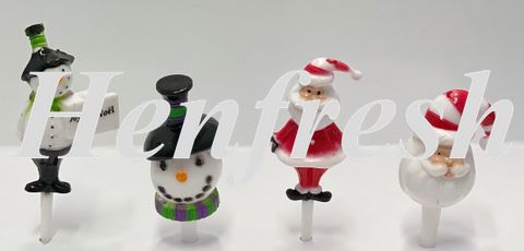 HD X30 Santa Snowman Set of 4