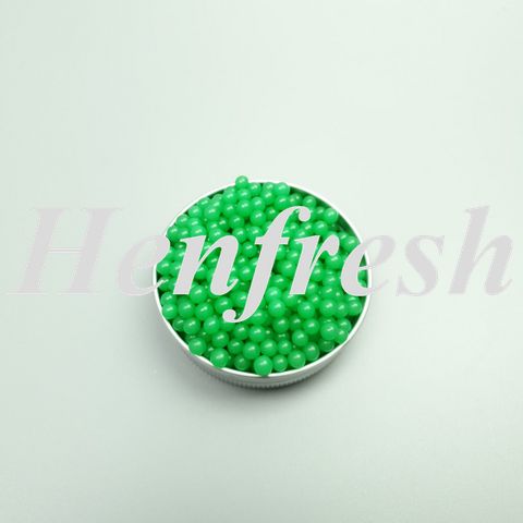 Cachous Pearls 6mm Shiny Green 1kg