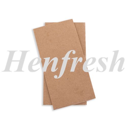 TP Quilted Dinner Napkins Brown GT Fold (1000)