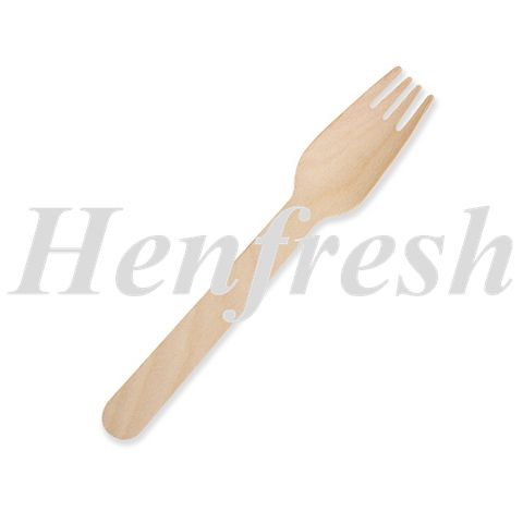 HU Cutlery Wooden Fork 160mm 1000