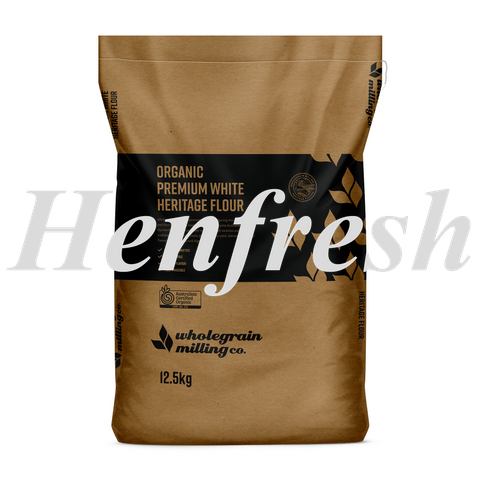 WGM Organic Premium White Heritage Flour 12.5kg