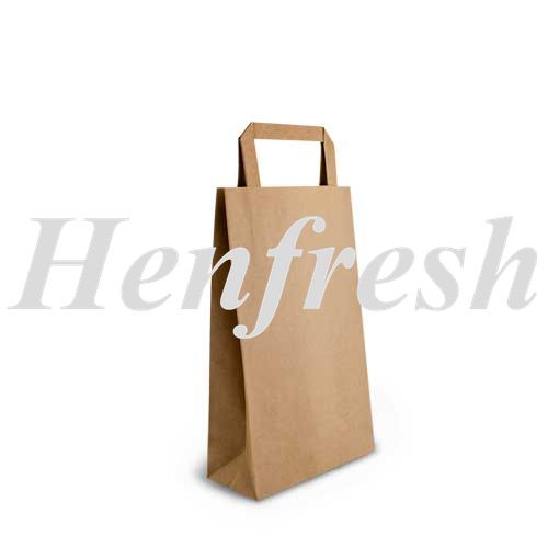 HU All Purpose Brown Kraft Flat Handle Bags 265