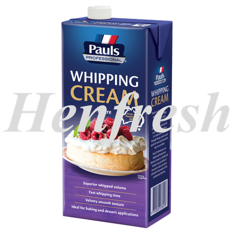 Pauls UHT Whipping Cream 12x1lt