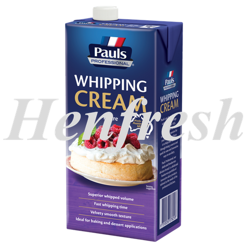 Pauls UHT Whipping Cream 12x1lt