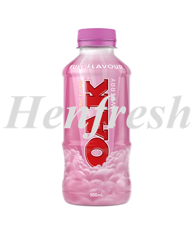 Oak UHT Flavoured Milk Strawberry 6x500ml