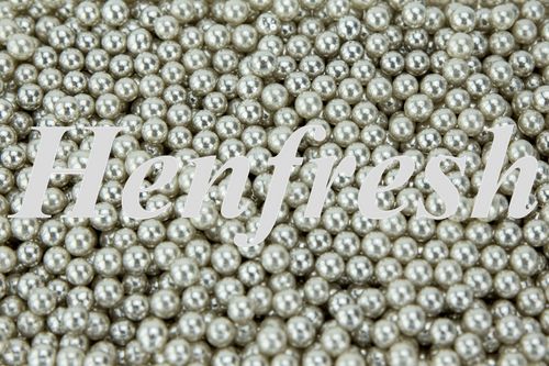 Cachous Pearls 6mm Metalic Silver 1kg