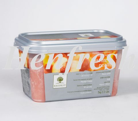 Ravifruit Frozen Fruit Puree Yellow Peach 1kg Tub
