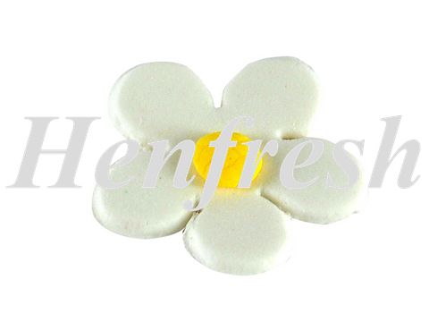 SI Single Daisy 5 Petals Small White 360