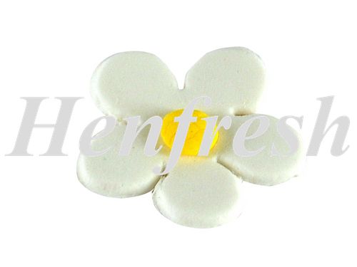 Single Daisy 5 Petals Small White 360