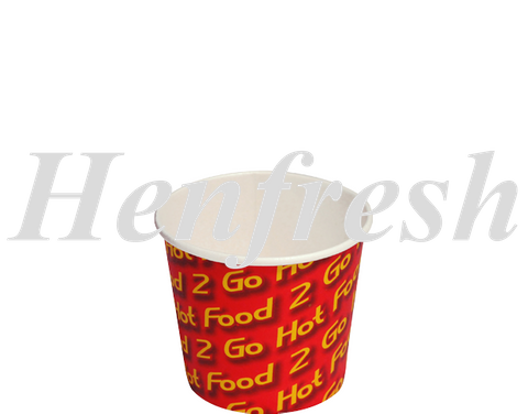 CA Hot Food 2 Go Small Paper Chip Cups 8oz 1000