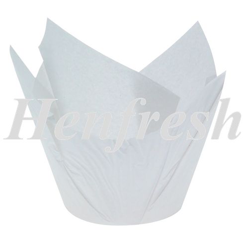 Confeta Tulip Muffin Wrap P60 White (500)