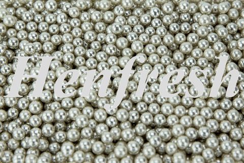 Cachous Pearls 6mm Metalic Silver 1kg