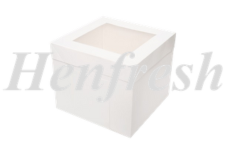 8x8x12 Window Cake Box (50)