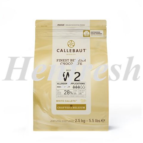 Callebaut Callets White Couverture 28% 2.5kg