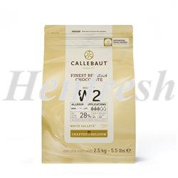 Callebaut Callets White Couverture 28% 2.5kg