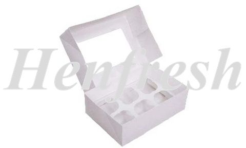 6 Cupcake Box & Inserts Pk (25)