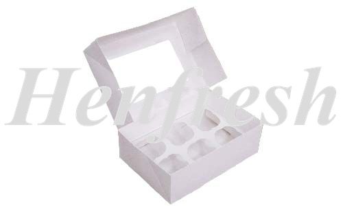 6 Cupcake Box & Inserts Pk (25)