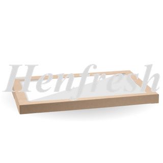 BioPak Kraft Catering Box Lid Extra Large 50