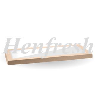 BioPak Kraft Catering Box Lid Large 50