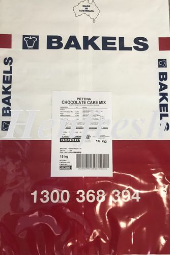 Bakels Pettina Chocolate Cake Mix 15kg