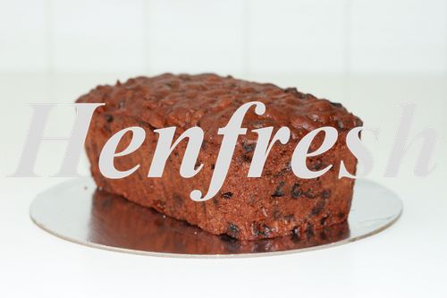 Christmas Fruit Cake Uniced Bar 500g
