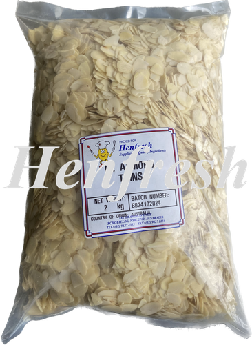 Almond Blanched Sliced Thins 2kg