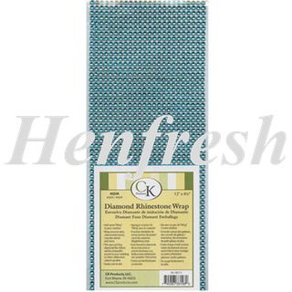 CK Rhinestone Wrap Aqua