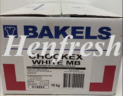 Bakels Chockex WHITE MB 10kg