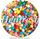 Sprink'd Confetti Sequins Rainbow 500gm