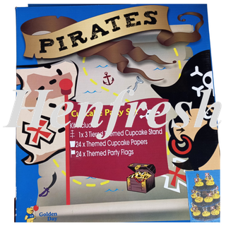 Cupcake Party Set Pirates