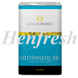 Gold Choice Cottonseed Oil 20L (Square Tin)