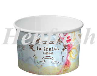 CA La Fruita Paper Ice Cream Cups 8oz 1000