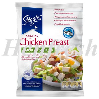 Steggles Diced Chicken Free Flow 6x1kg