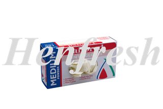 TP Gloves Vinyl Natural Medium 10x100