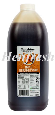 Sunshine Maple Syrup 3ltr