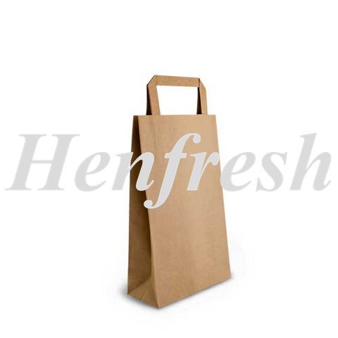 HU All Purpose Brown Kraft Flat Handle Bags 265