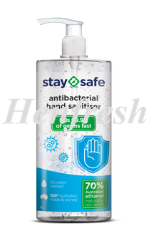 Stay Safe Hand Sanitiser Gel Pump 6x1lt