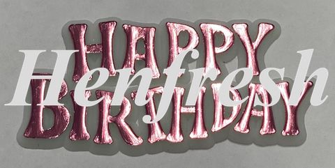 Pink Happy Birthday Signs (24)