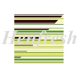 Chocolate Transfer Sheet Green Stripe