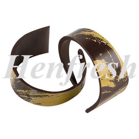 Curls Marbled Yellow Dark 40mm