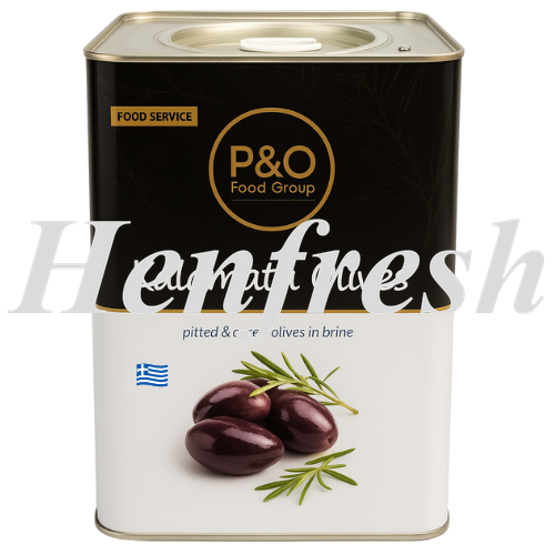 P&O Whole Pitted Kalamata Olive 10kg