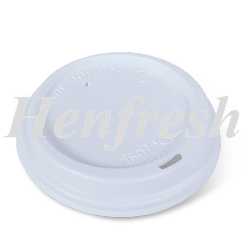 Detpak 12/16/20oz Smooth Hot Cup Lid White (1000)