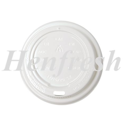 TP White Lid to Suit 12oz/16oz Paper Cup (1000)