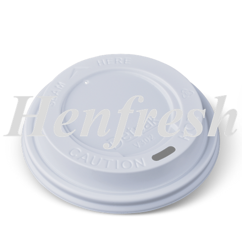 Detpak 8/12/16oz Combo Hot Cup Lid WHITE 1000