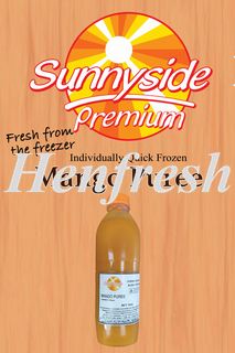 Sunnyside IQF Fruit Pulp Mango 1kg