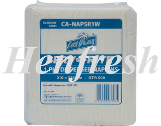 CA Serv-Rite® Dispenser Napkins 1ply White (6000)