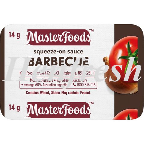 MF Squeeze-on BBQ Sauce 14g (100)