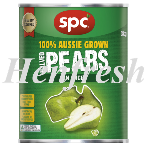 SPC Pear Halves N/Juice 3xA10