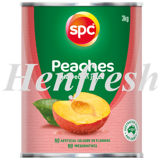 SPC Peaches Halved In Juice 3x3kg